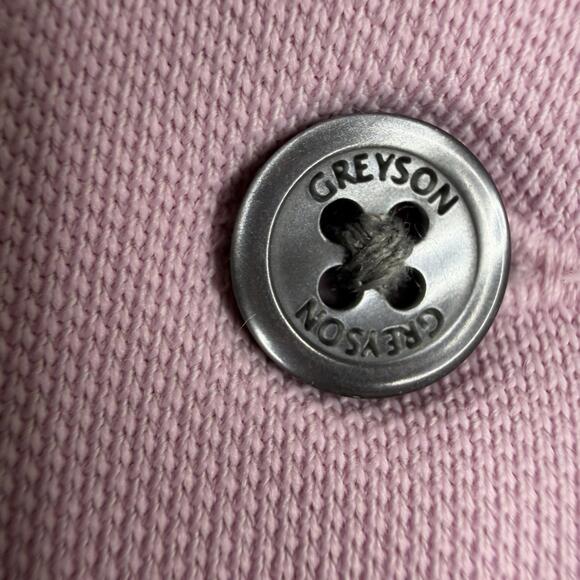 Greyson Polo Mens XLShirt Pink Solid Performance Pima Cotton Wolf Golf Shirt - Picture 4 of 12